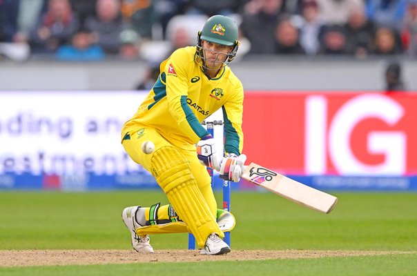 Alex Carey Australia bats v England 3rd ODI Chester-le-Street 2024