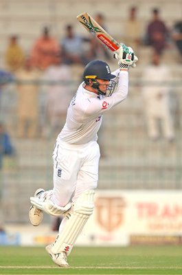 England opener Zak Crawley v Pakistan 1st Test Match Multan 2024