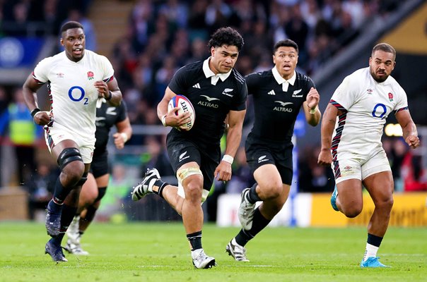 Wallace Sititi New Zealand breaks v England Autumn Nations Series Twickenham 2024