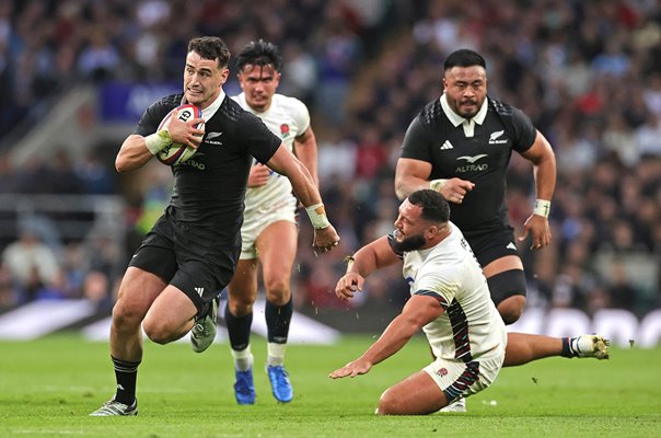 Will Jordan New Zealand scores v England Autumn Nations Series Twickenham 2024