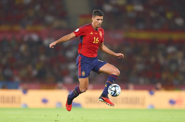 Rodri Spain v Scotland Group A EURO 2024 Qualifier Seville 2023