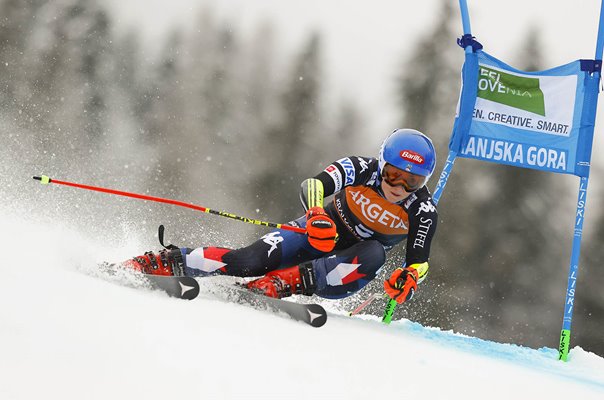 Mikaela Shiffrin USA Giant Slalom Alpine Ski World Cup Slovenia 2024