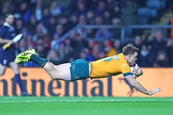 Andrew Kellaway Australia scores v England Autumn Series Twickenham 2024