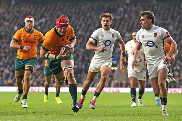 Harry Wilson Australia scores v England Autumn Nations Series Twickenham 2024