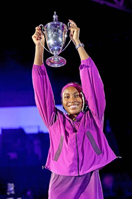 Coco Gauff USA WTA Finals Champion Riyadh 2024