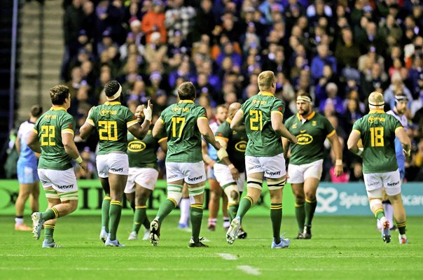 South Africa power scrum substitutions v Scotland Murrayfield 2024