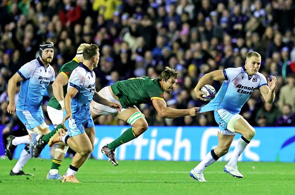 Duhan van der Merwe Scotland v Eben Etzebeth South Africa Autumn Series 2024