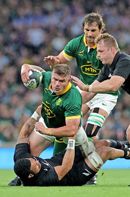 Malcolm Marx South Africa v Ardie Savea New Zealand Twickenham 2023