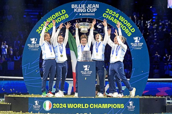 Italy Billie Jean King Cup Winners Malaga 2024