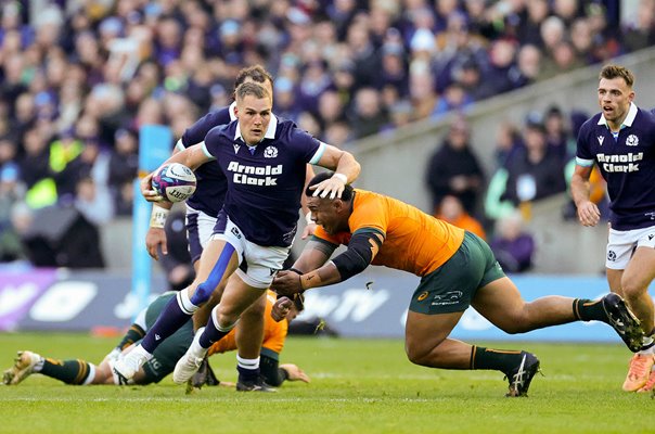 Duhan van der Merwe Scotland v Australia Autumn Nations Series Murrayfield 2024