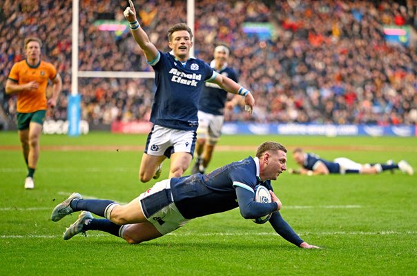 Finn Russell Scotland scores v Australia Autumn Nations Series Murrayfield 2024