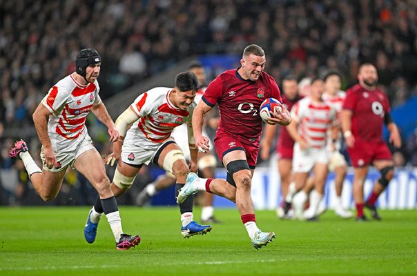 Ben Earl England scores v Japan Autumn Series Twickenham 2024