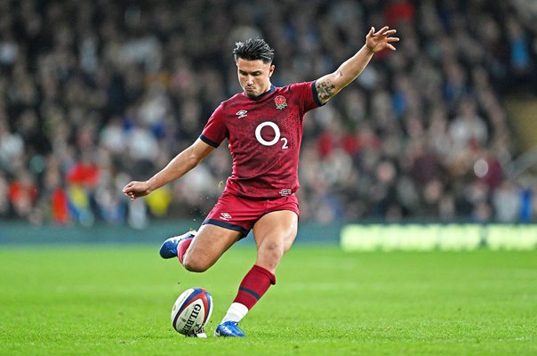 Marcus Smith England kicks v Japan Autumn Series Twickenham 2024