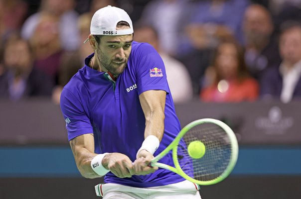 Matteo Berrettini Italy v Netherlands Davis Cup Final Malaga 2024