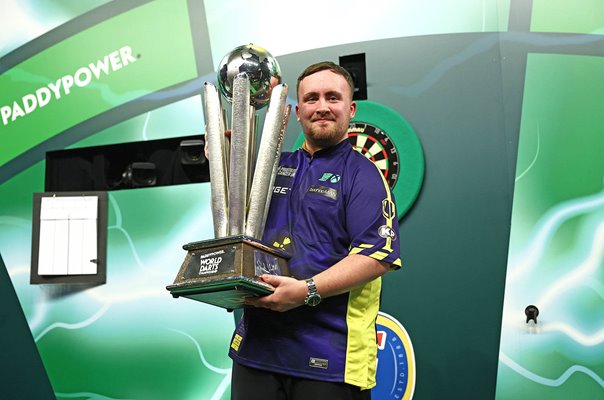 Luke Littler England PDC World Darts Champion Alexandra Palace London 2025