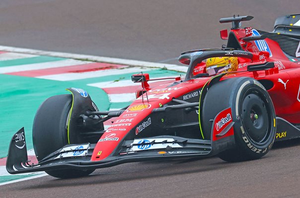 Lewis Hamilton Great Britain Ferrari testing Fiorano Modenese Italy 2025