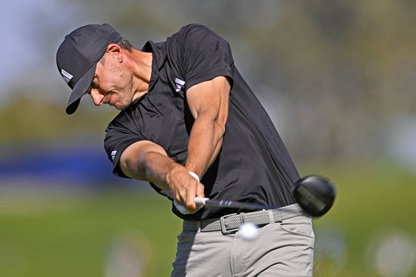 Ludvig Aberg Sweden drives Farmers Insurance Open Torrey Pines 2025  