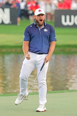 Tyrrell Hatton England winning moment Dubai Desert Classic Emirates Club 2025 