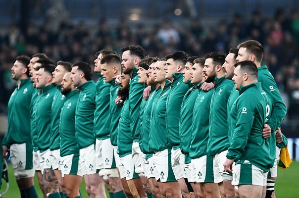 Ireland team line up v England Aviva Stadium Dublin Six Nations 2025