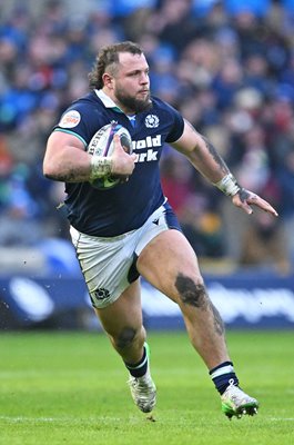 Pierre Schoeman Scotland v Italy Murrayfield Six Nations 2025