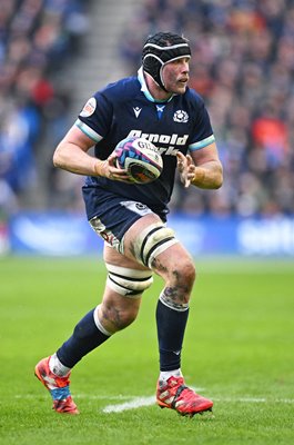 Jonny Gray Scotland v Italy Murrayfield Six Nations 2025