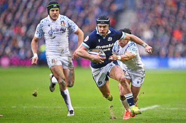 Darcy Graham Scotland v Italy Murrayfield Six Nations 2025