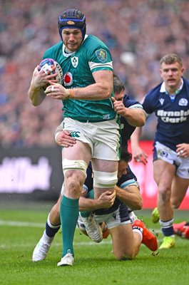 Ryan Baird Ireland v Rory Sutherland Scotland Murrayfield Six Nations 2025