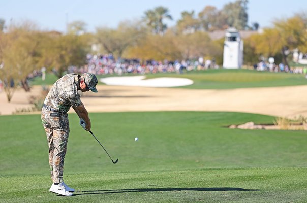 Rickie Fowler USA 7th hole Phoenix Open Champion 2025