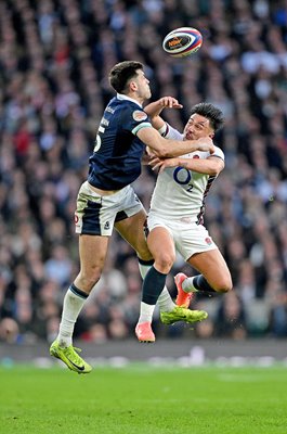 Blair Kinghorn Scotland v Marcus Smith England Twickenham Six Nations 2025