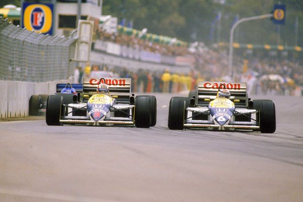 Nigel Mansell v Nelson Piquet Australian Grand Prix Adelaide 1986