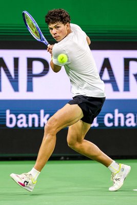 Ben Shelton USA backhand Indian Wells 2025