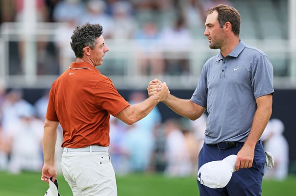 Rory McIlroy & Scottie Scheffler Round 1 USPGA Championship Quail Hollow 2025