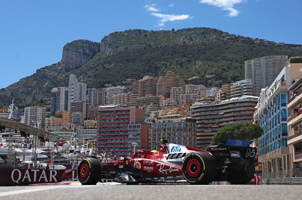 Lewis Hamilton Great Britain driving Ferrari Monaco Grand Prix 2025