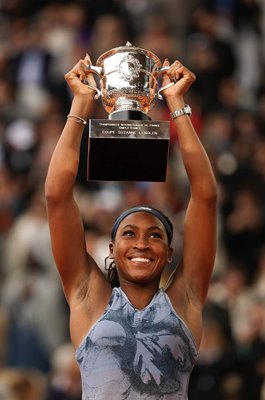Coco Gauff USA French Open Champion Roland Garros Paris 2025