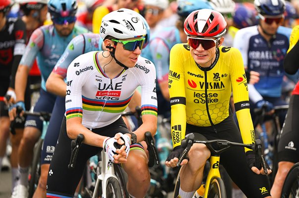 Tadej Pogacar & Jonas Vingegaard Stage 1 Criterium du Dauphine 2025