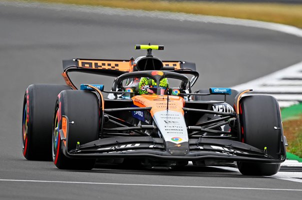 Lando Norris Great Britain drives Mclaren British F1 Grand Prix Silverstone 2025