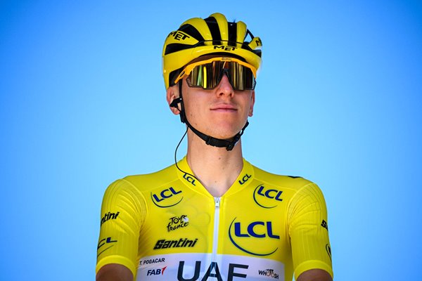 Tadej Pogacar Slovenia Yellow Jersey Stage 6 Tour de France 2025