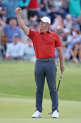 Rory McIlroy Northern Ireland Eagle 12th green 3rd Round British Open Royal Portrush 2025