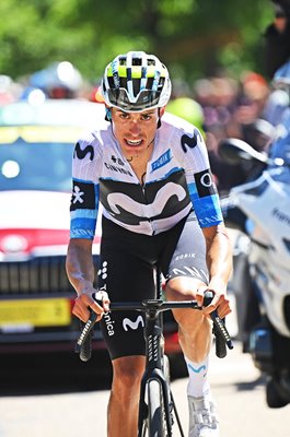 Enric Mas Spain climbs Mont Ventoux Stage 16 Tour de France 2025