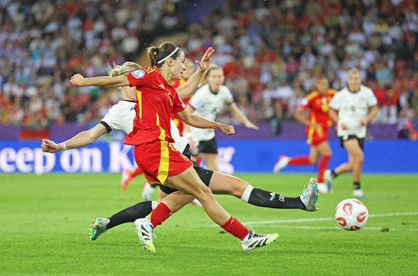 Aitana Bonmati Spain scores winner v Germany Semi-Final Women's EURO 2025