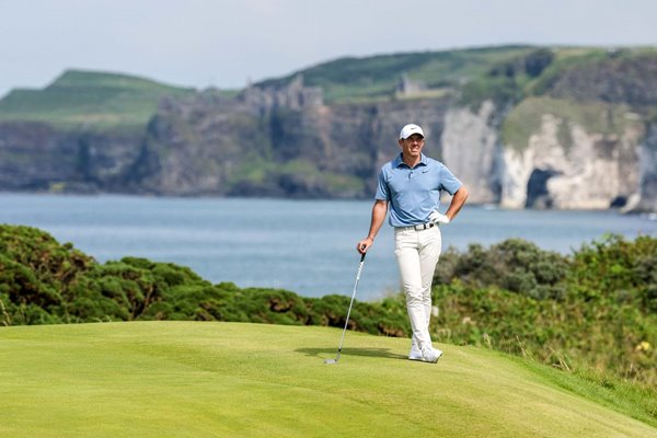 Rory McIlroy Northern Ireland 5th green final round Open Royal Portrush 2025