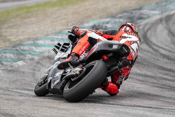 Marco Bezzecchi Italy and Aprilia Racing Malaysia Moto GP 2025