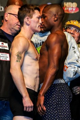 MayweatherJr. v Hatton Weigh-In Las Vegas 2007