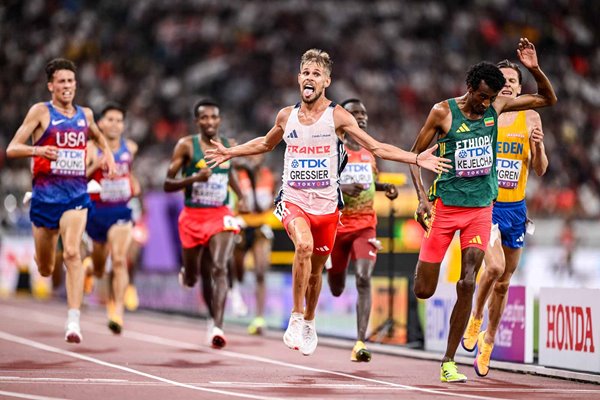 Jimmy Gressier France wins 10,000m Gold World Athletics Tokyo 2025
