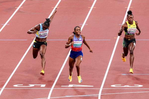 Melissa Jefferson-Wooden USA wins 100m Gold World Athletics Tokyo 2025