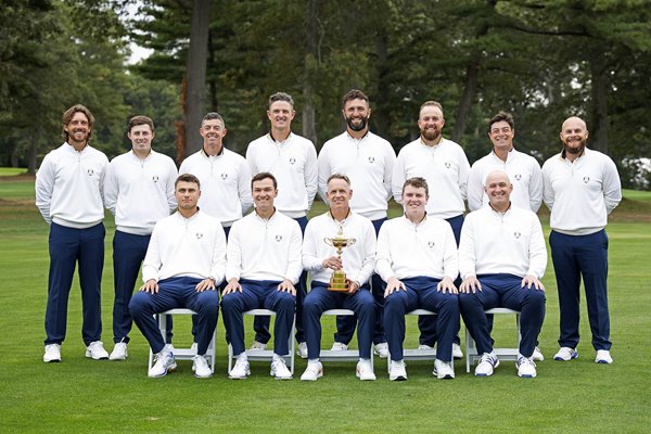European Ryder Cup Team Photo Bethpage New York 2025