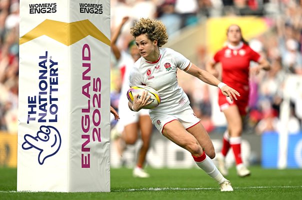 Ellie Kildunne England scores 1st try v Canada World Cup Final Twickenham 2025