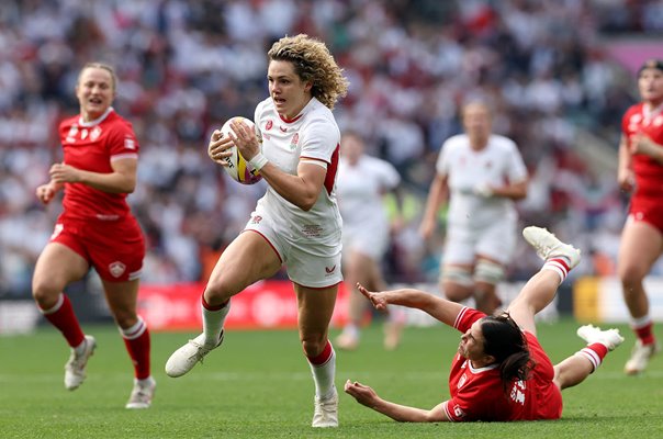 Ellie Kildunne England scores v Canada World Cup Final Twickenham 2025
