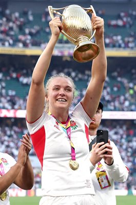 Zoe Aldcroft England captain World Cup Winner Twickenham 2025