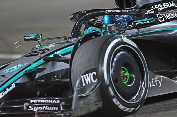 George Russell Great Britain & Mercedes Singapore Grand Prix 2025